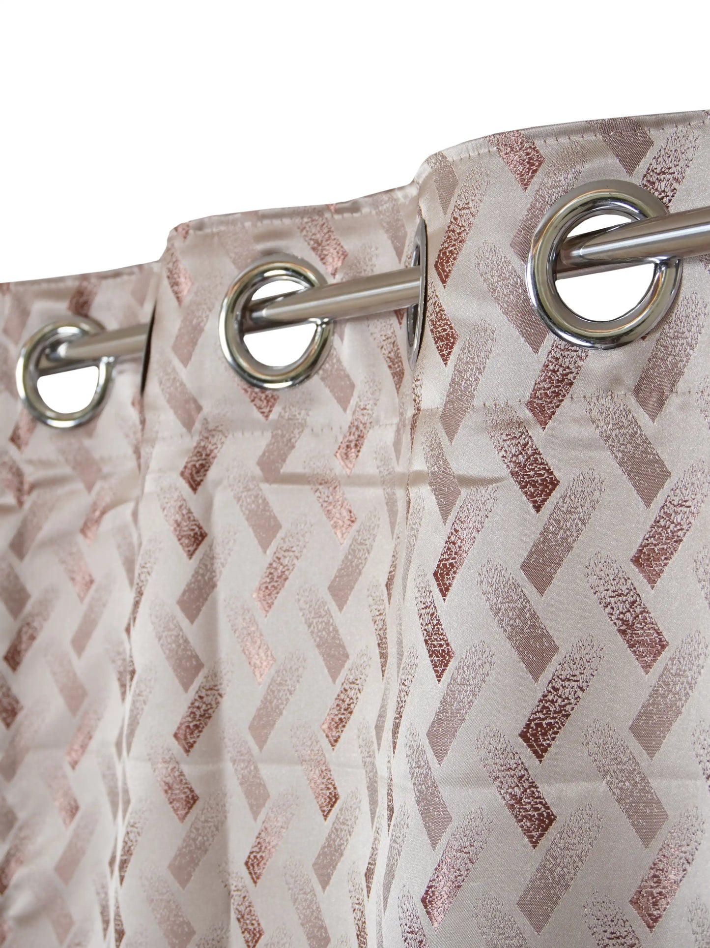 AtoZ Home Decor Printed Geometric Window & Door Curtains (Multiple Sizes & Colors)