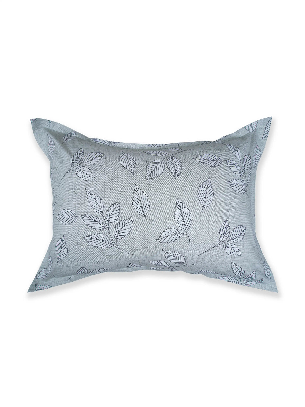 Atoz Home Decor Leaves Printed Cotton Pillow Covers (Set of 1 & 2)