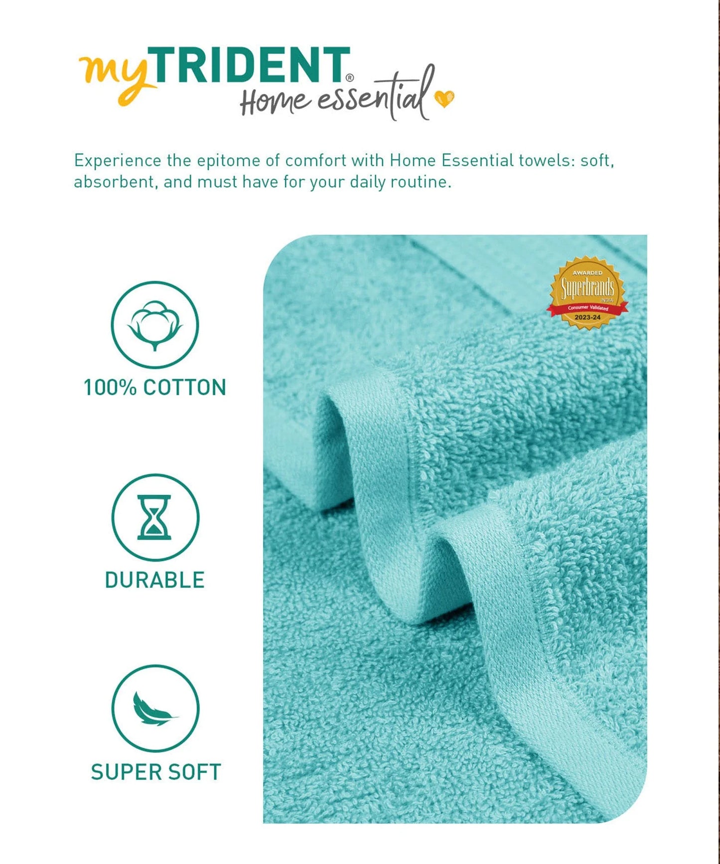Home Essential Hand Towel 2 Pcs