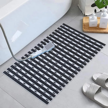 Obsessions Premium Anti-Slip Bath Mat with Suction Cups TPE Eco-Friendly