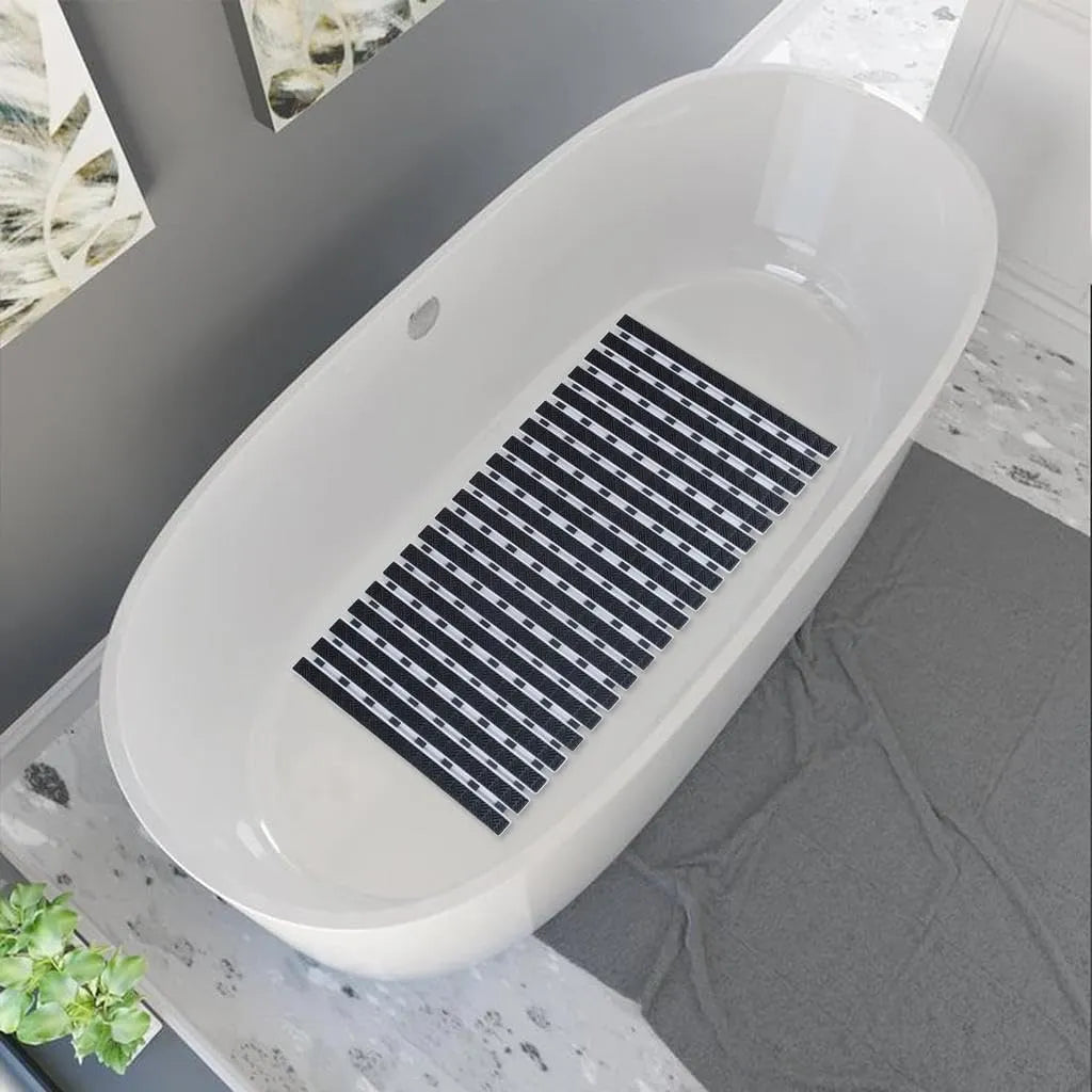 Obsessions Premium Anti-Slip Bath Mat with Suction Cups TPE Eco-Friendly