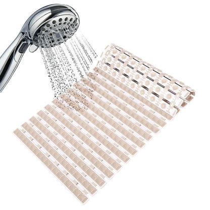 Obsessions Premium Anti-Slip Bath Mat with Suction Cups TPE Eco-Friendly