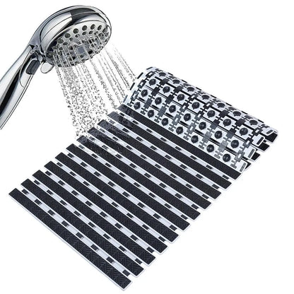 Obsessions Premium Anti-Slip Bath Mat with Suction Cups TPE Eco-Friendly