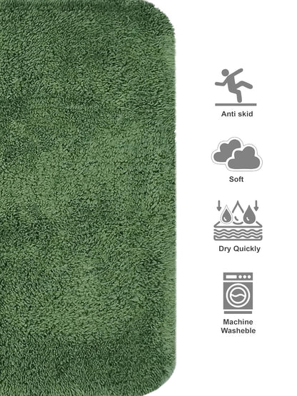Obsessions Diana Super Soft Anti-Skid Bath Mat & Runner (Multiple Sizes & Colors Available)