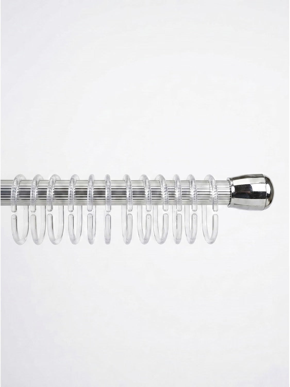 Obsessions Retractable Tension Shower Curtain Rod (4 & 8 Feet)