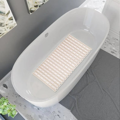 Obsessions Premium Anti-Slip Bath Mat with Suction Cups TPE Eco-Friendly