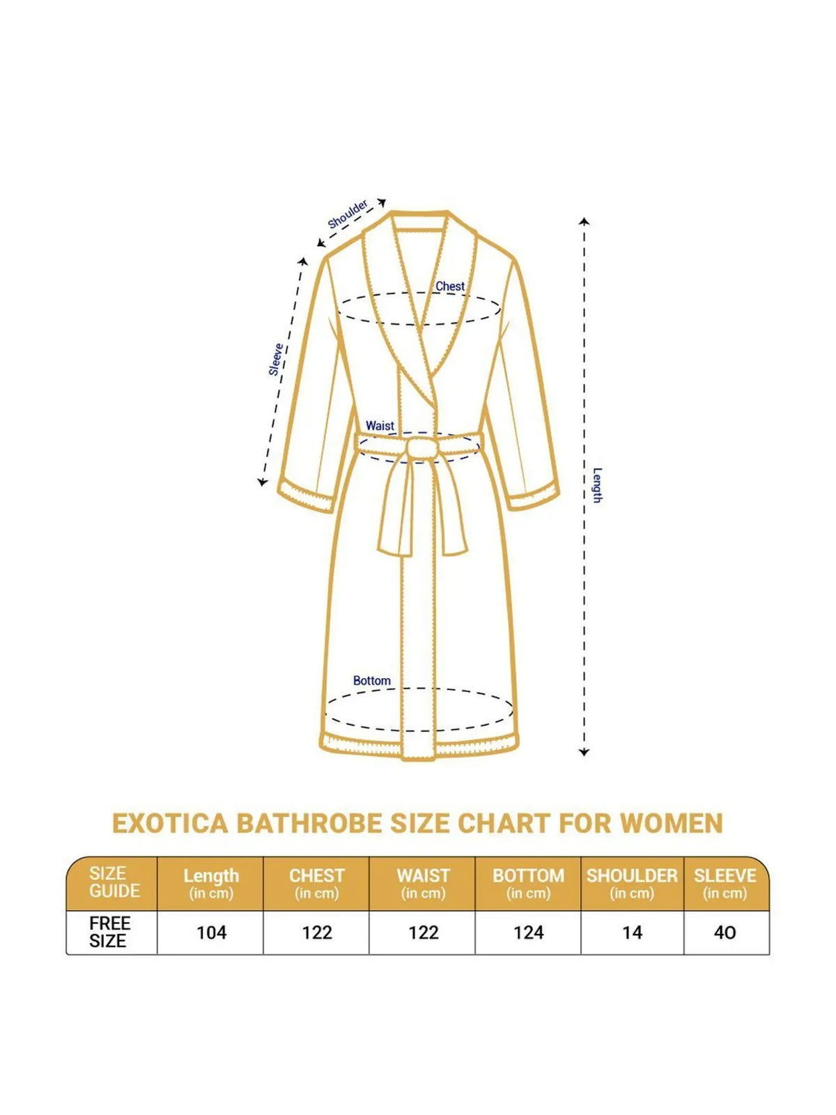 Spaces Exotica Premium Cotton Unisex Bathrobe | Ultra-Soft