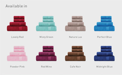 MyTRIDENT Carnival 100% Cotton 450 GSM Towel Set for Gifting (4 Piece Set)