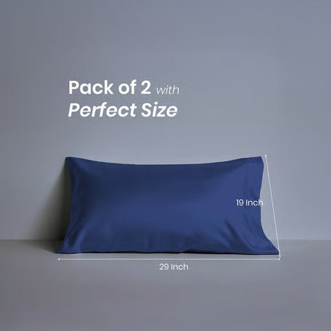Mush Silk Satin Pillow Cover Set of 2 for Hair & Skin Care