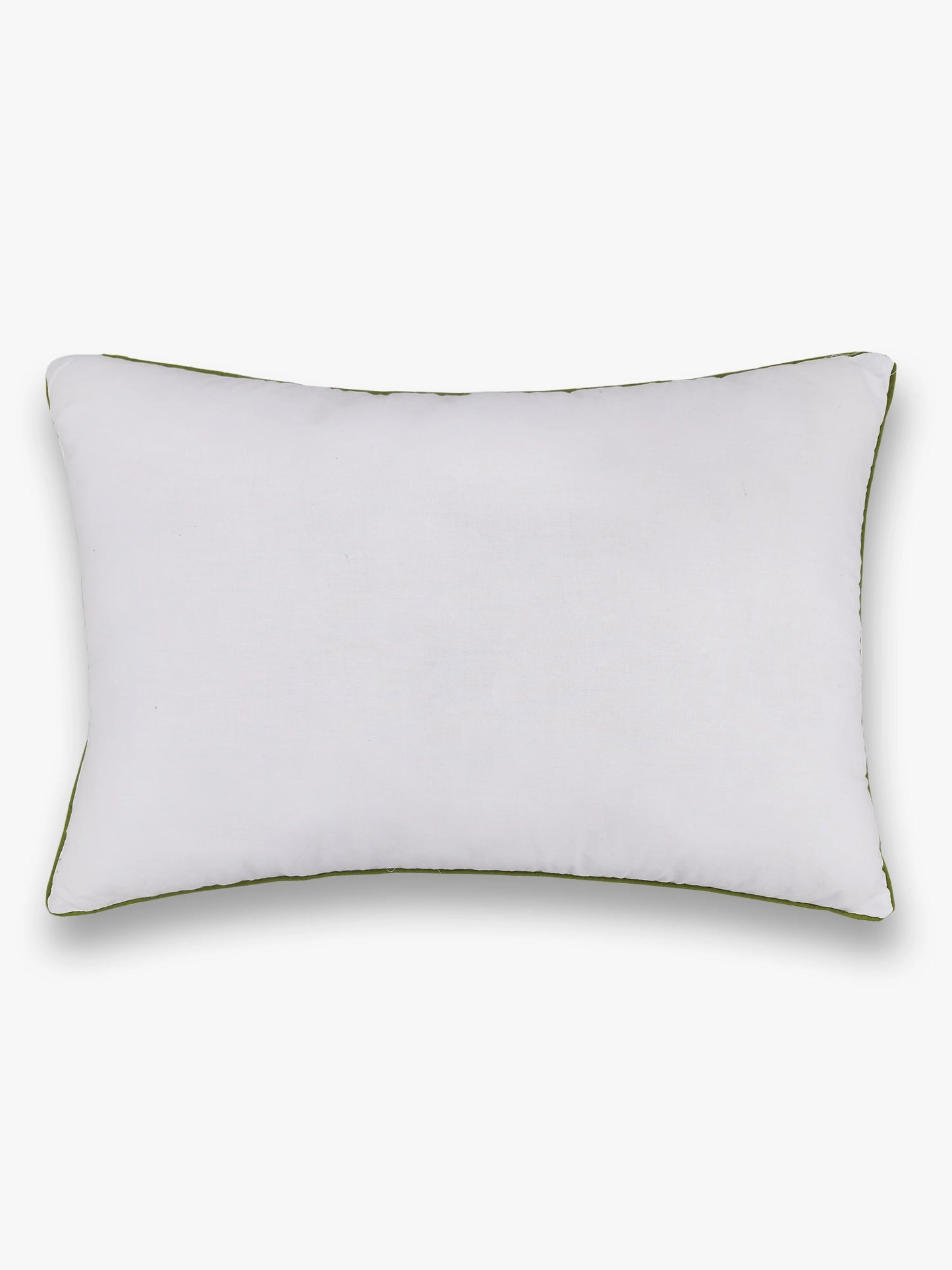 AtoZ Home Decor Cotton Pillow & Plain Pillow Cover Combo Set (68 x 45 cm)