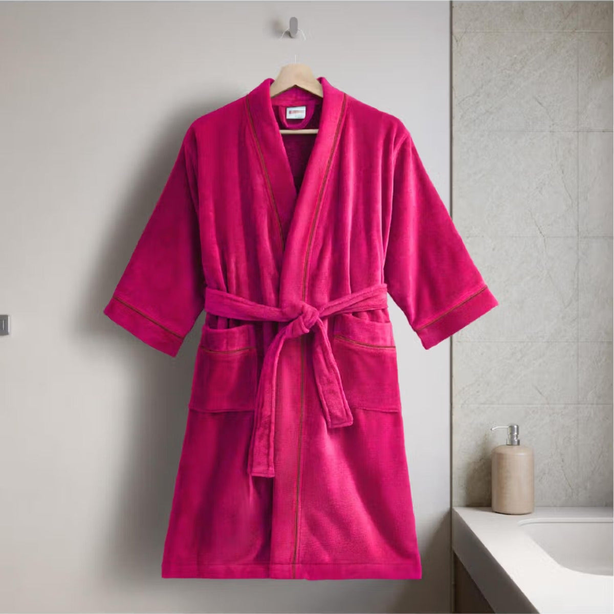 Spaces Exotica Premium Cotton Unisex Bathrobe | Ultra-Soft