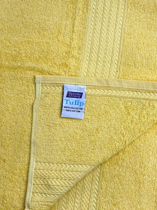 Bombay Dyeing Tulip 100% Cotton Bath Towel (450 GSM | 75 x 150 cm) – Soft & Absorbent Large Towel