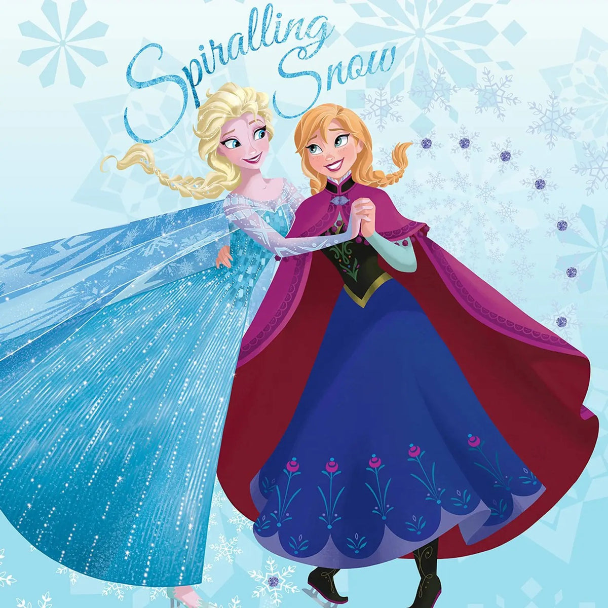 SPACES Kids Disney Frozen Elsa & Anna Single Bedsheet Set | Blue