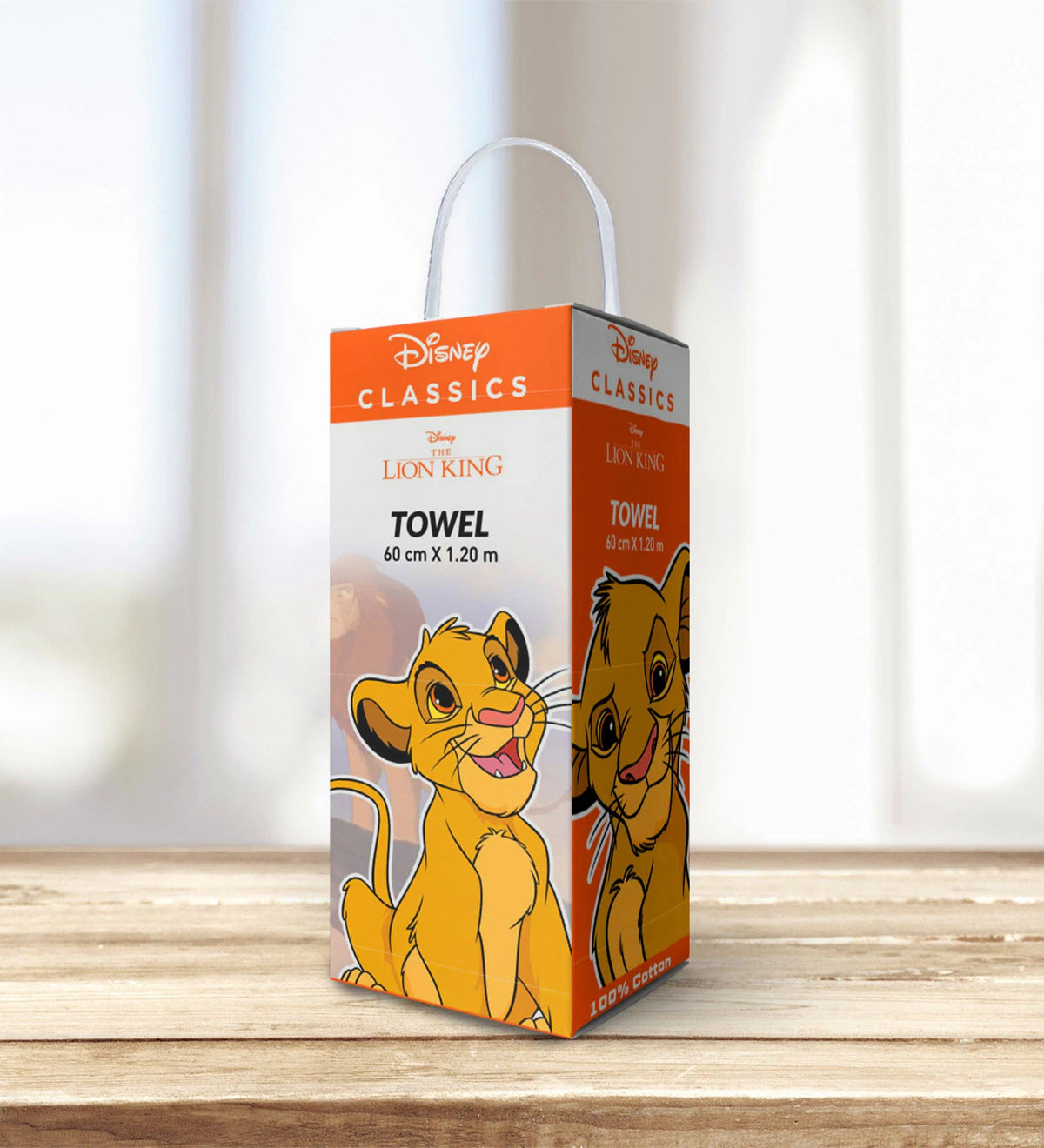 Sassoon Disney Lion King 100% Cotton Printed Kids Bath Towel (60 cm x 120 cm)