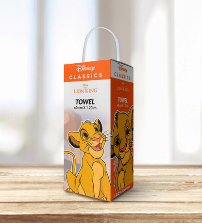 Sassoon Disney Lion King 100% Cotton Printed Kids Bath Towel (60 cm x 120 cm)
