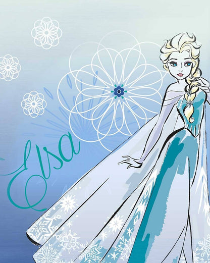 SPACES Kids Disney Frozen Elsa Single Bedsheet Set .