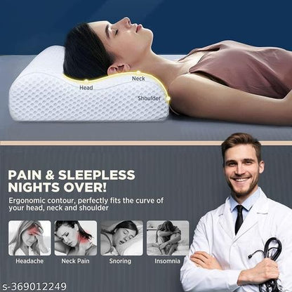 Atoz Home Decor Success Memory Foam Contour Cervical Pillow | Orthopedic Neck Support