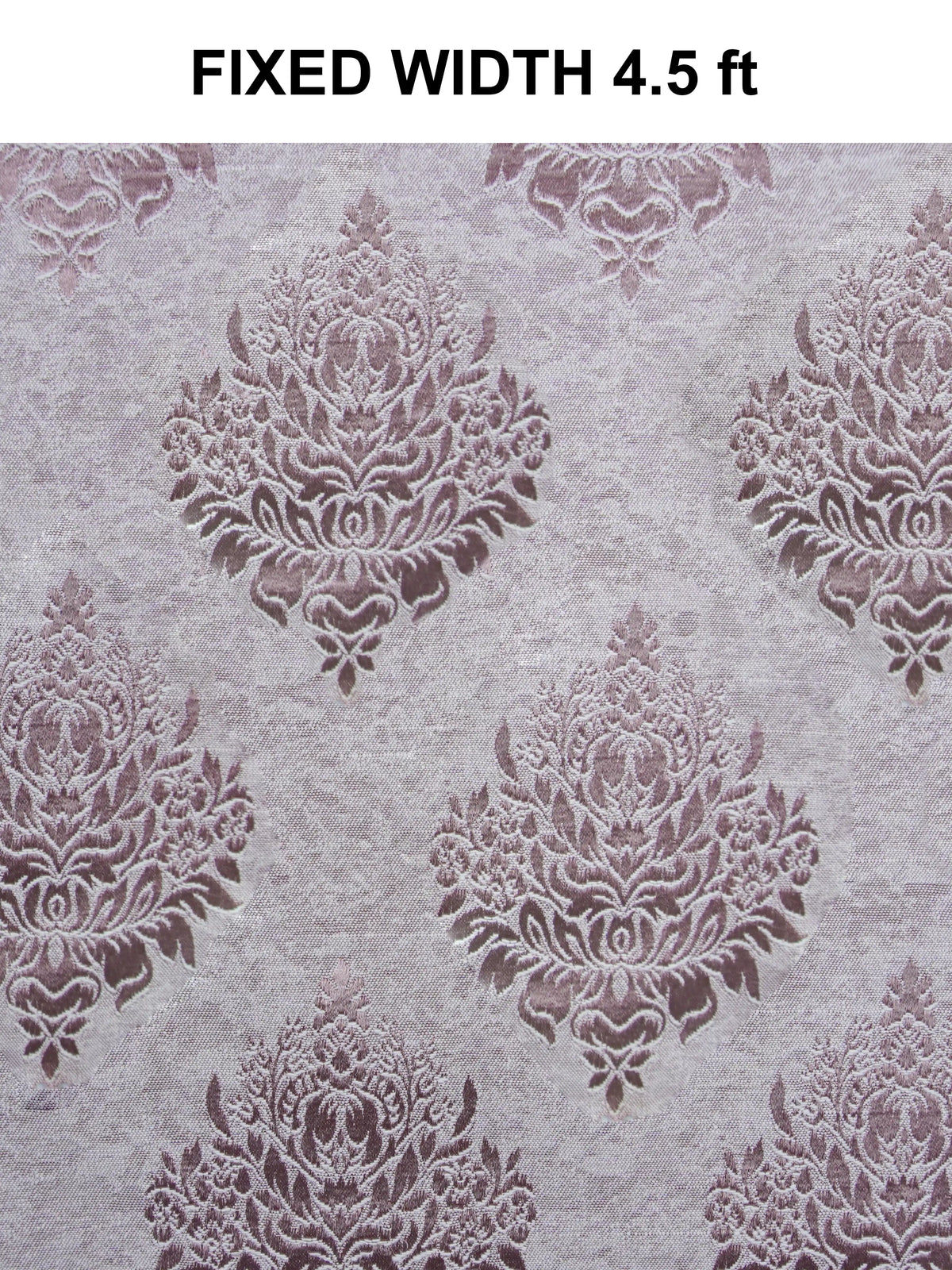 Elegant Damask Jacquard Window Curtain | Available in 9 Colors & 3 Sizes