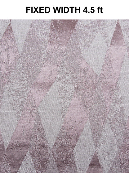 AtoZ Home Decor Modern Geometric Diamond Jacquard Curtain
