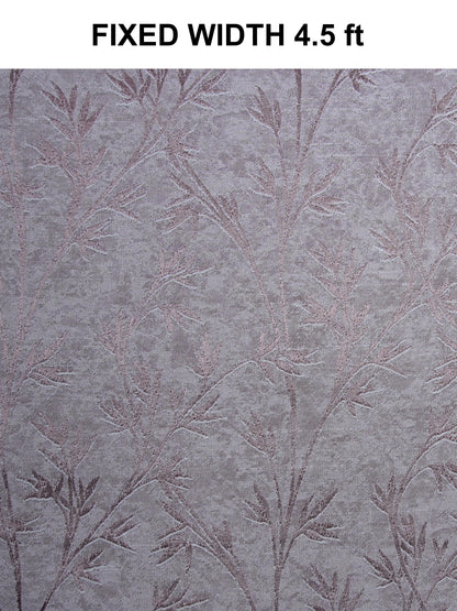 AtoZ Home Decor Botanical Vine Jacquard Curtain | Cotton-Blend Drape
