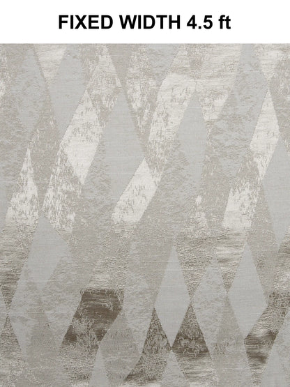 AtoZ Home Decor Modern Geometric Diamond Jacquard Curtain