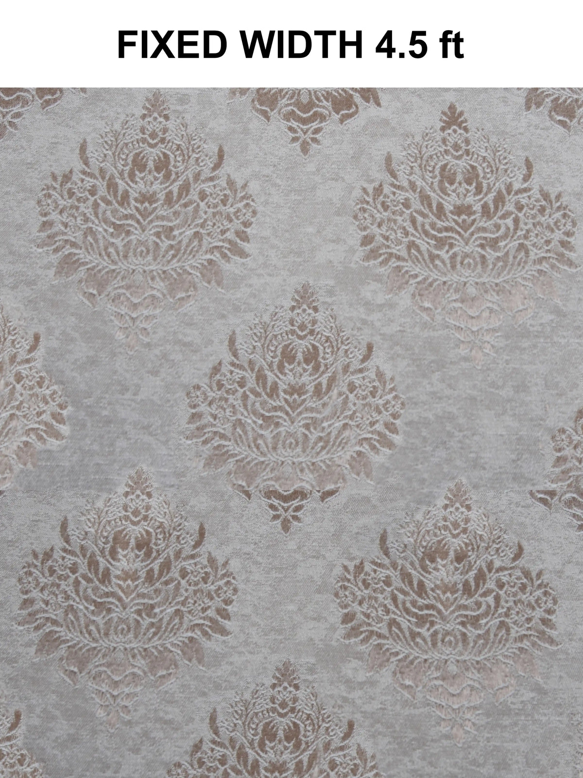 Elegant Damask Jacquard Window Curtain | Available in 9 Colors & 3 Sizes