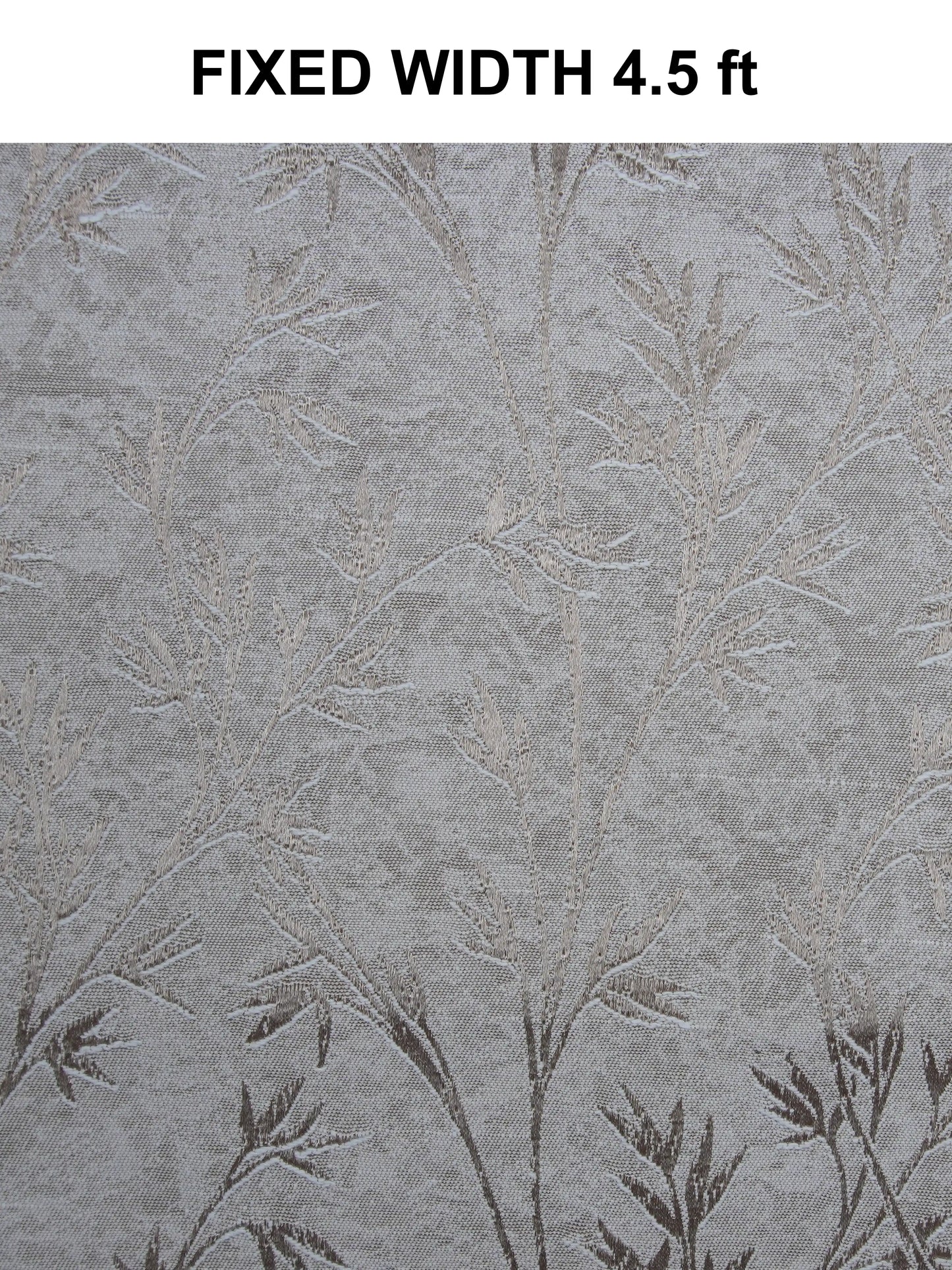 AtoZ Home Decor Botanical Vine Jacquard Curtain | Cotton-Blend Drape