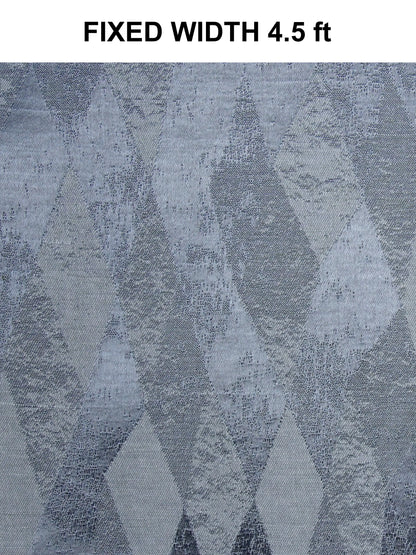 AtoZ Home Decor Modern Geometric Diamond Jacquard Curtain