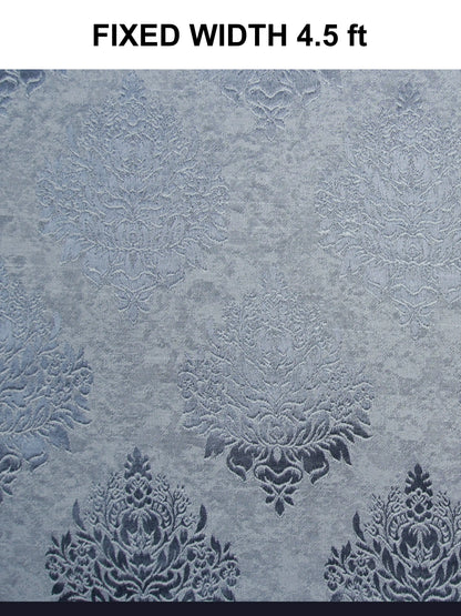 Elegant Damask Jacquard Window Curtain | Available in 9 Colors & 3 Sizes