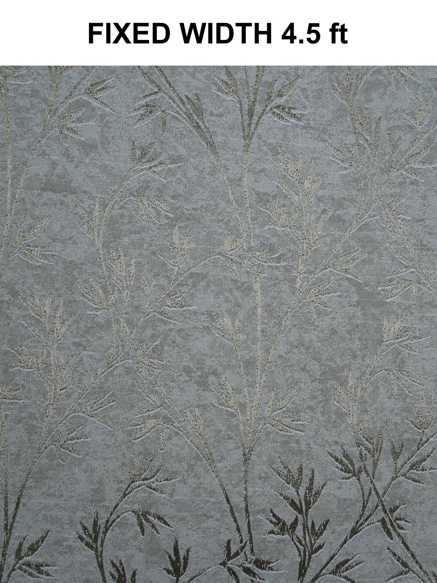 AtoZ Home Decor Botanical Vine Jacquard Curtain | Cotton-Blend Drape