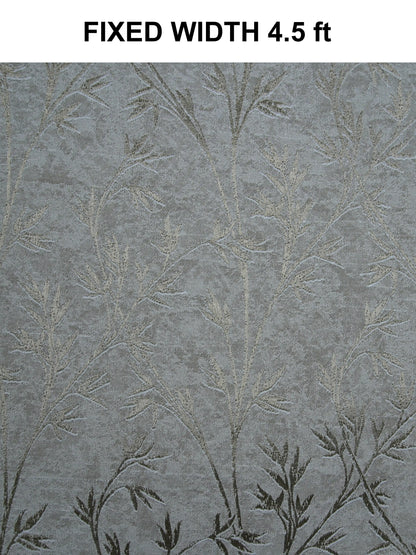 AtoZ Home Decor Botanical Vine Jacquard Curtain | Cotton-Blend Drape