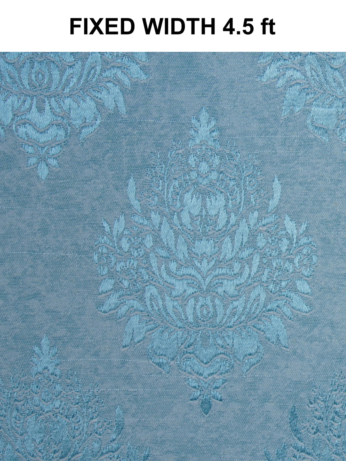 Elegant Damask Jacquard Window Curtain | Available in 9 Colors & 3 Sizes