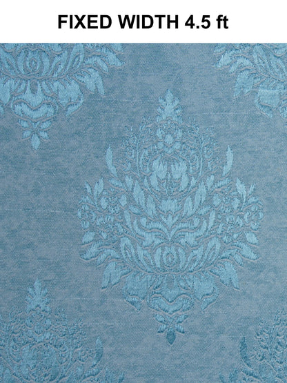 Elegant Damask Jacquard Window Curtain | Available in 9 Colors & 3 Sizes
