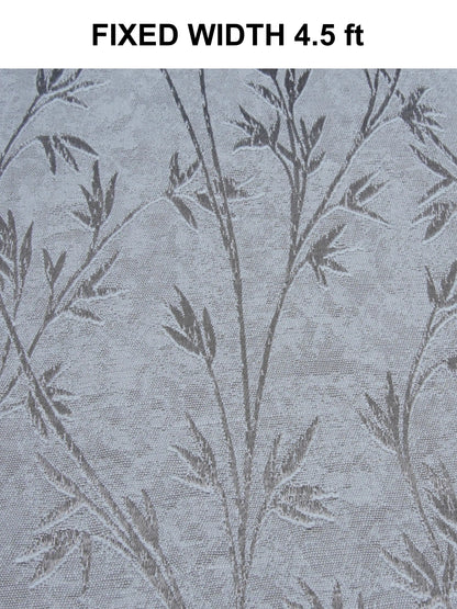AtoZ Home Decor Botanical Vine Jacquard Curtain | Cotton-Blend Drape