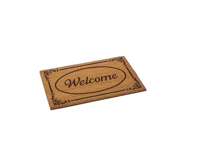 AtoZ Home Decor Rustique Coir "Welcome" Entrance Doormat (45x75 cm)
