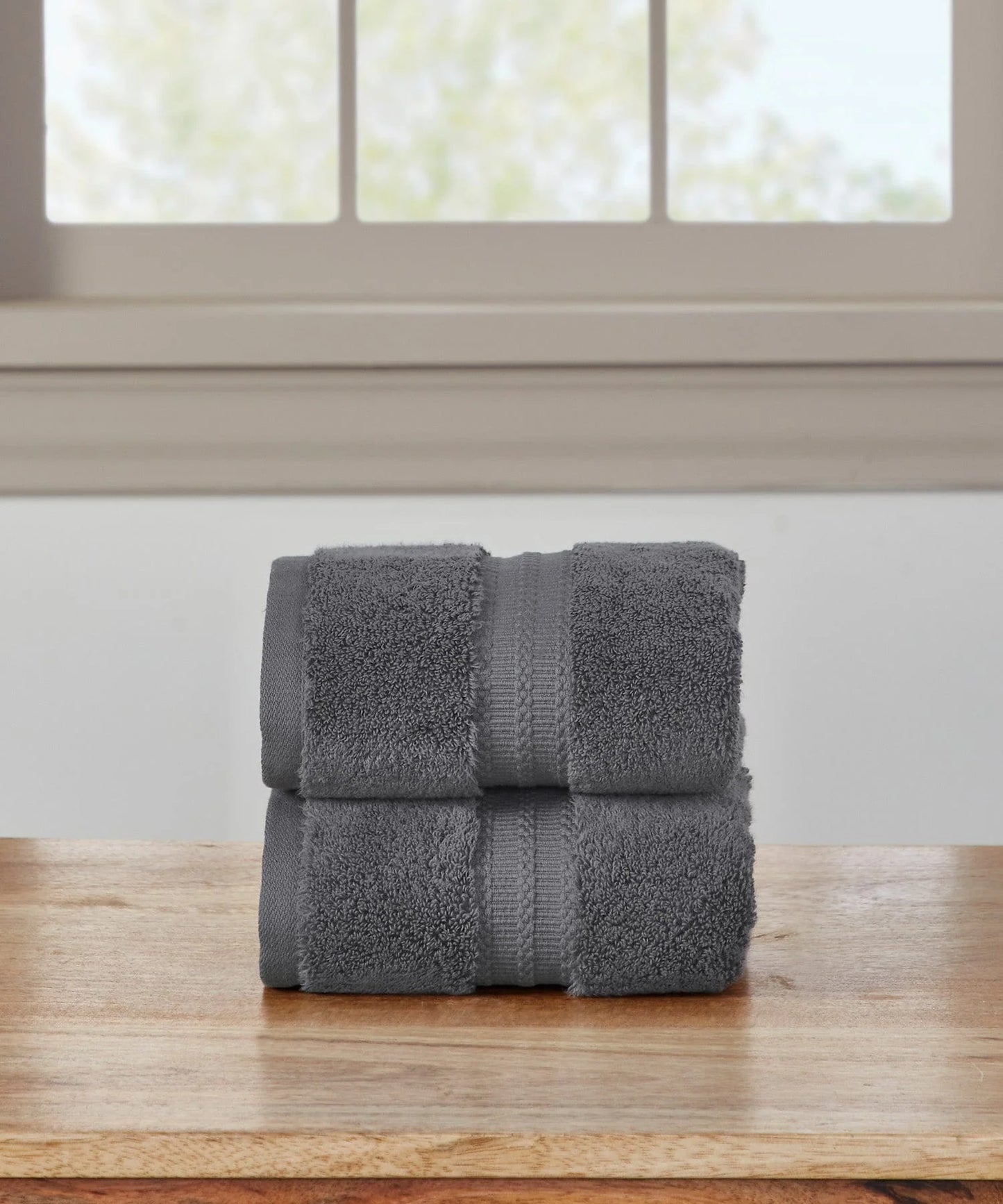 Nectarsoft 2 Pcs Hand Towel Set