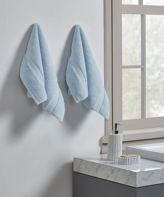 Nectarsoft 2 Pcs Hand Towel Set