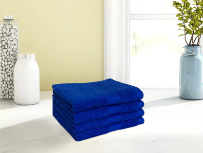 COLORFAS Face Towel Set of 4 Pieces – 100% Cotton by Spaces