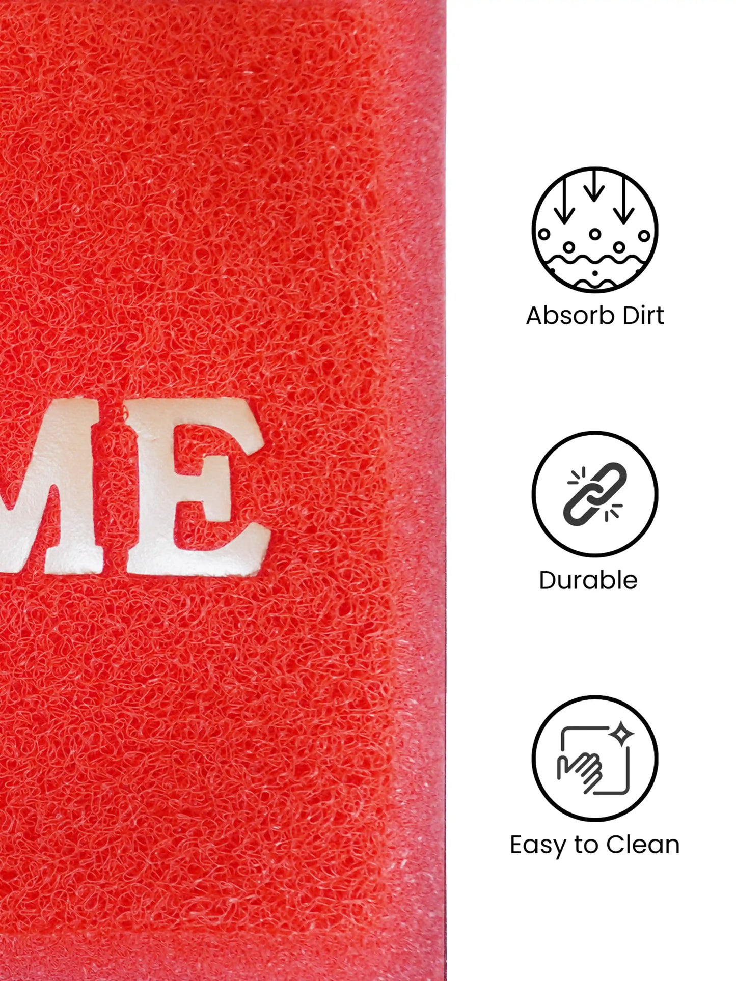 AtoZ Home Decor Premium PVC Noodle Welcome Door Mat