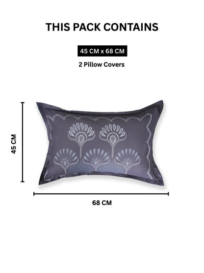 Soft Feel, Paisley Floral King Bed Sheet Set with 2 Pillow Cases – 100% Cotton (300 TC)