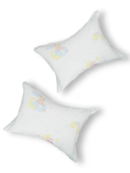 Kids Moon Cartoon Single Bedsheet Set