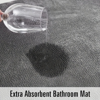 Plush Memory Foam Bath Mat – Non Slip, Absorbent