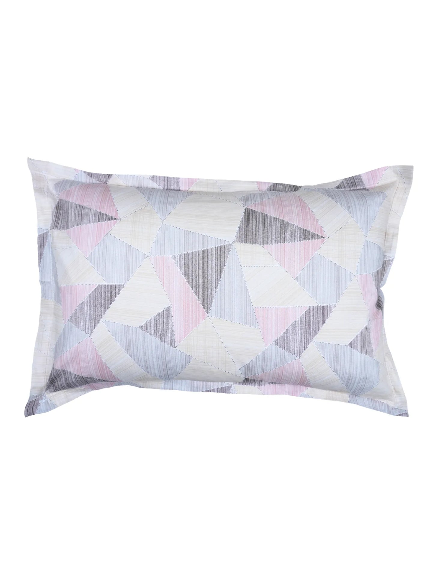 Atoz Home Decor Geometric Printed Cotton Pillow Covers (Set of 1 & 2)