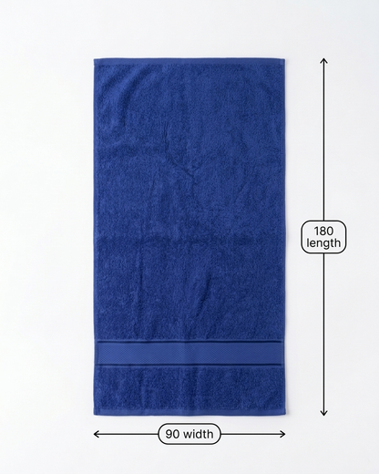 Himeya Classic 100% Cotton Extra-Large Bath Sheet Towel (90 cm x 180 cm) – Super Absorbent & Ultra Soft