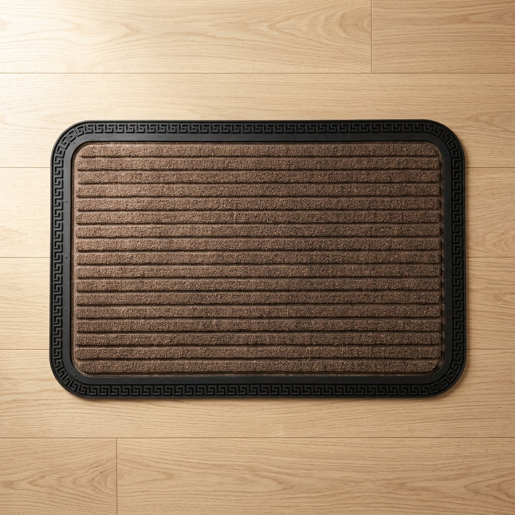 AtoZ Home Decor Dust Control Ribbed Door Mat (60x40cm)