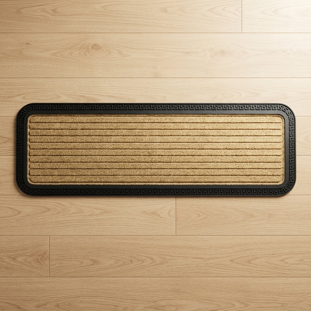 AtoZ Home Decor Ribbed Surface Stair Steps Mat