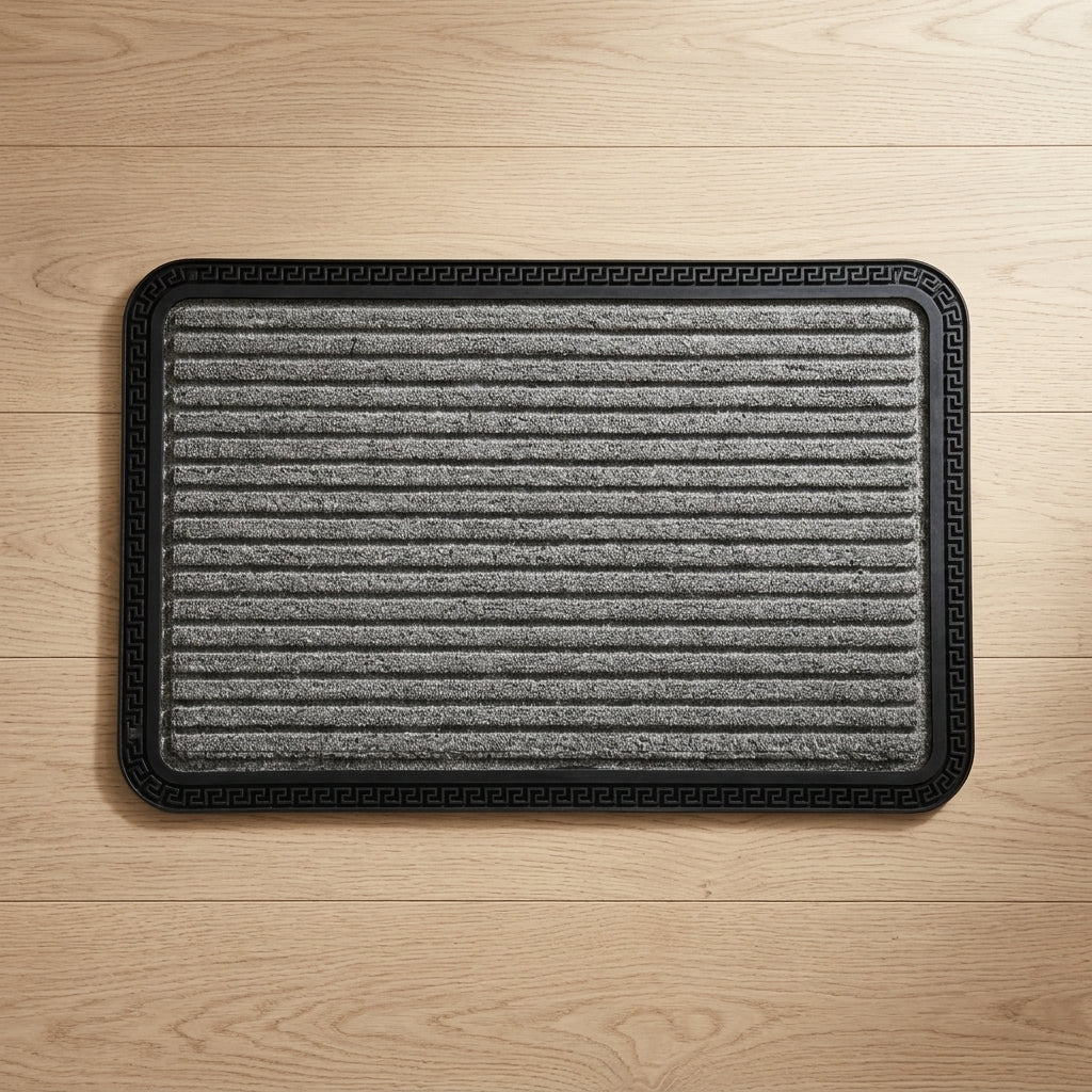 AtoZ Home Decor Dust Control Ribbed Door Mat (60x40 cm)