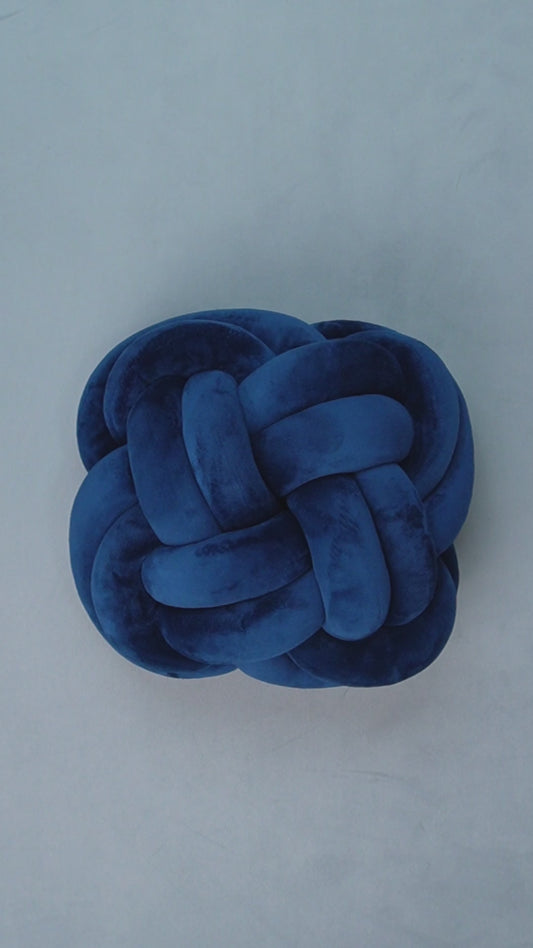 Sphere Knotted Cushion Ball – Soft Decorative Round Pillow for Sofa & Bed