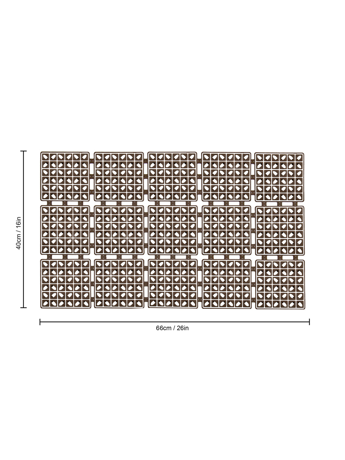 Atoz Home Decor Foldable Anti-Slip Rubber Shower Mat