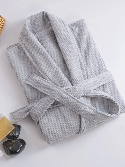 ATOZ Home Decor Ultra-Soft Unisex Spa Bathrobe – Lightweight House Coat for Men & Women